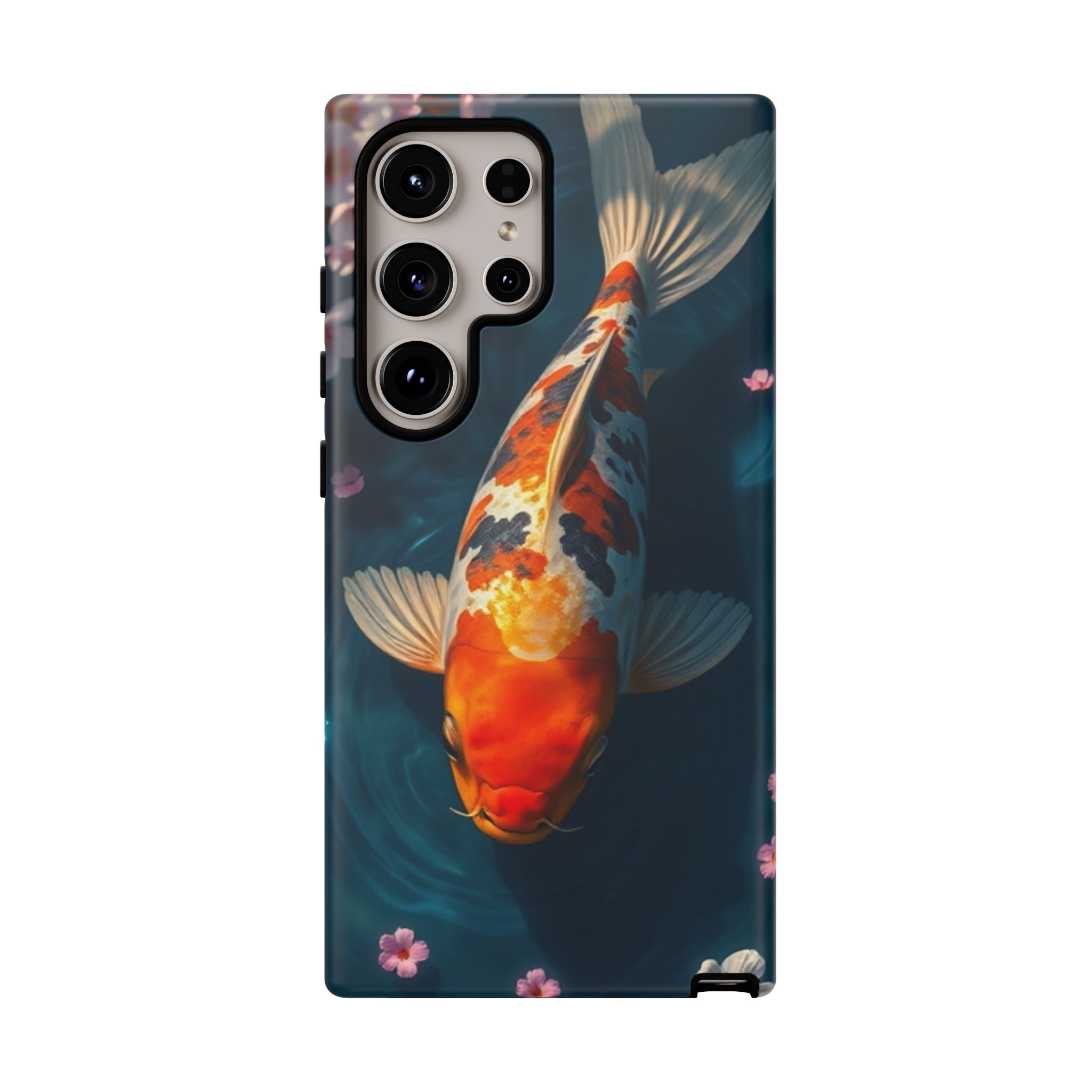 Peaceful Koi Cherry Blossom Tough Cases For Android & iPhone