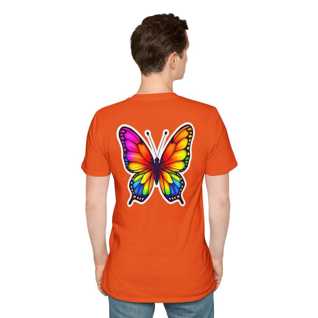 Rainbow Butterfly Cocoon Pride T-Shirt