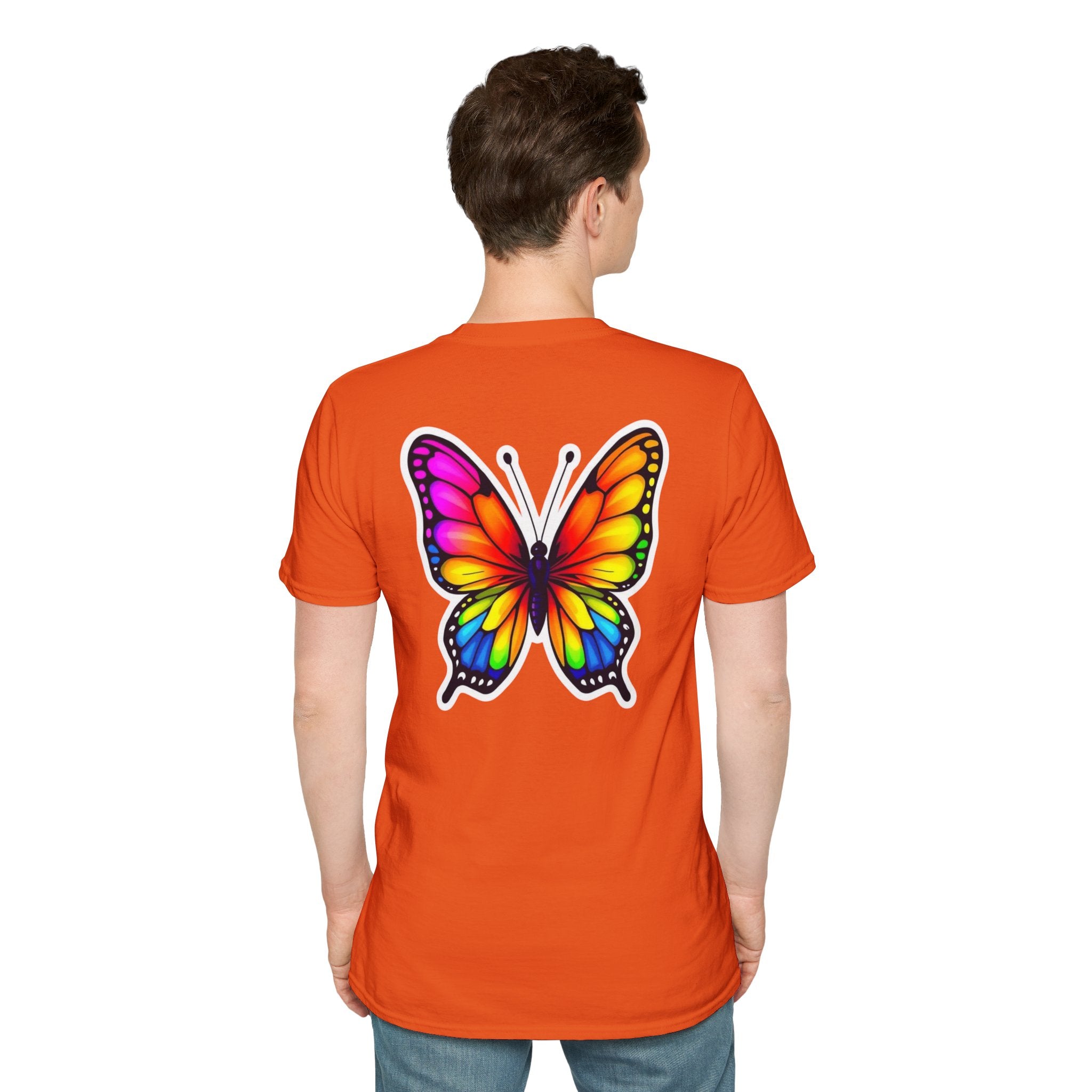 Rainbow Butterfly Cocoon Pride T-Shirt