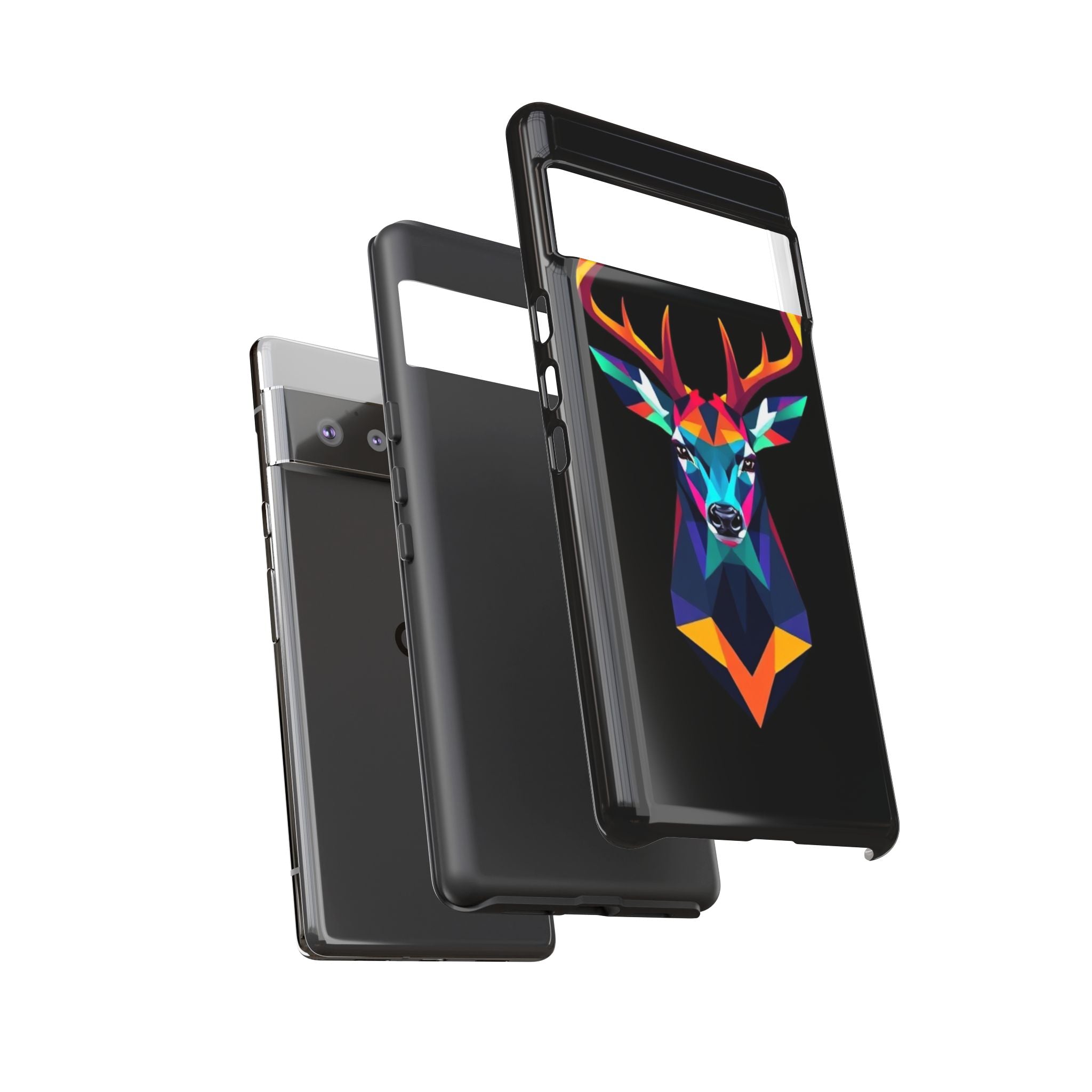 Colorful Fractal Deer Art Design Tough Case For Android & iPhone