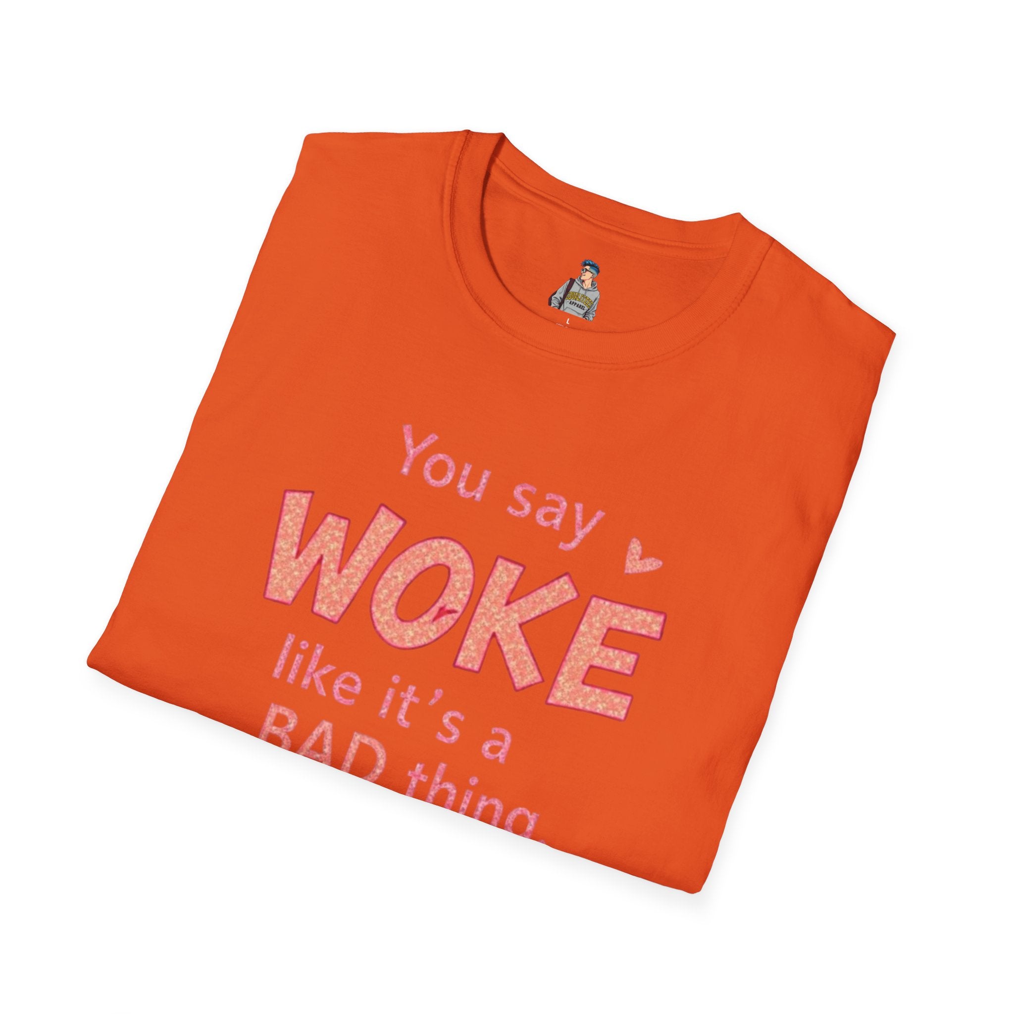 Woke is Empathy Unisex Softstyle T-Shirt - Bold Statement Tee for Everyday Activists