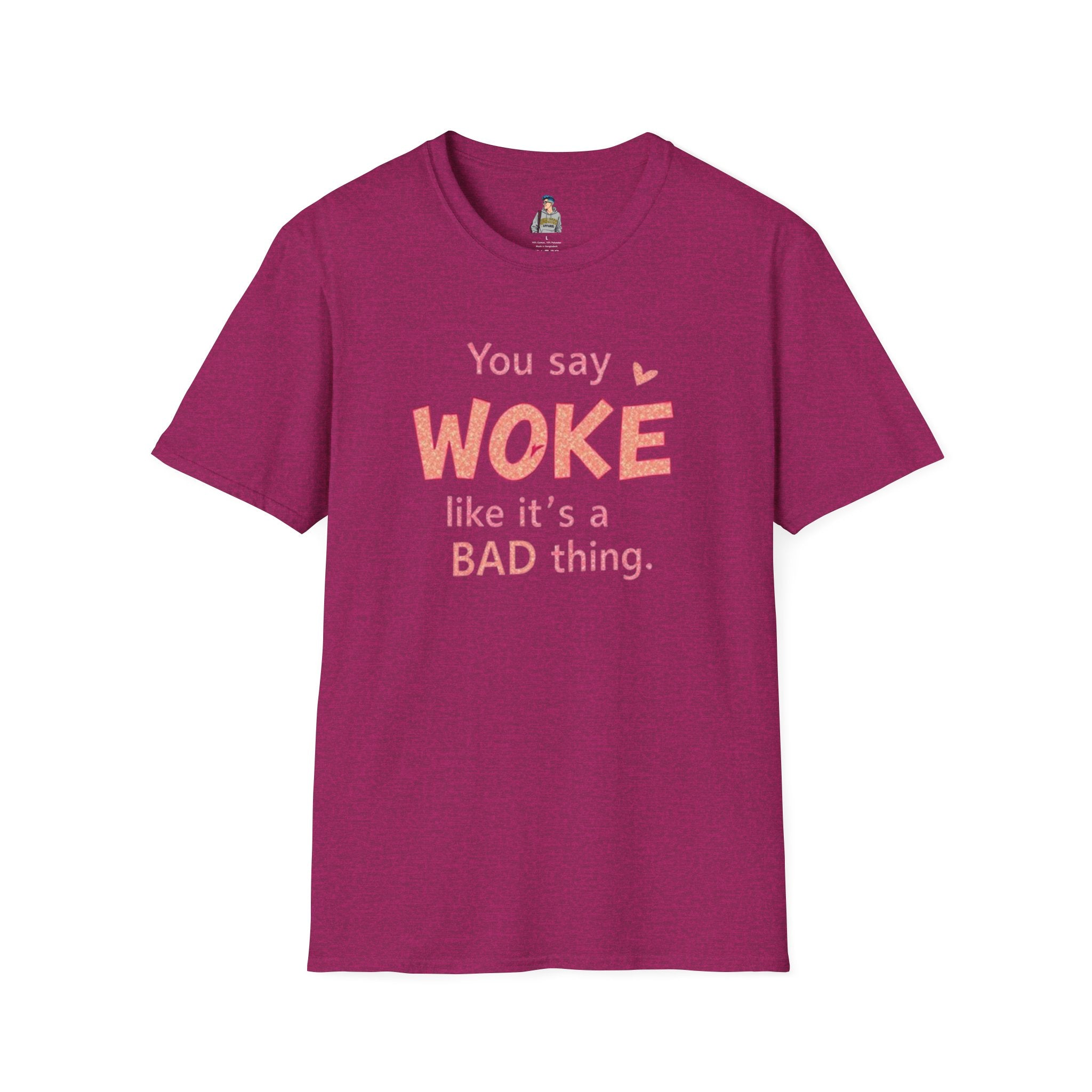 Woke is Empathy Unisex Softstyle T-Shirt - Bold Statement Tee for Everyday Activists