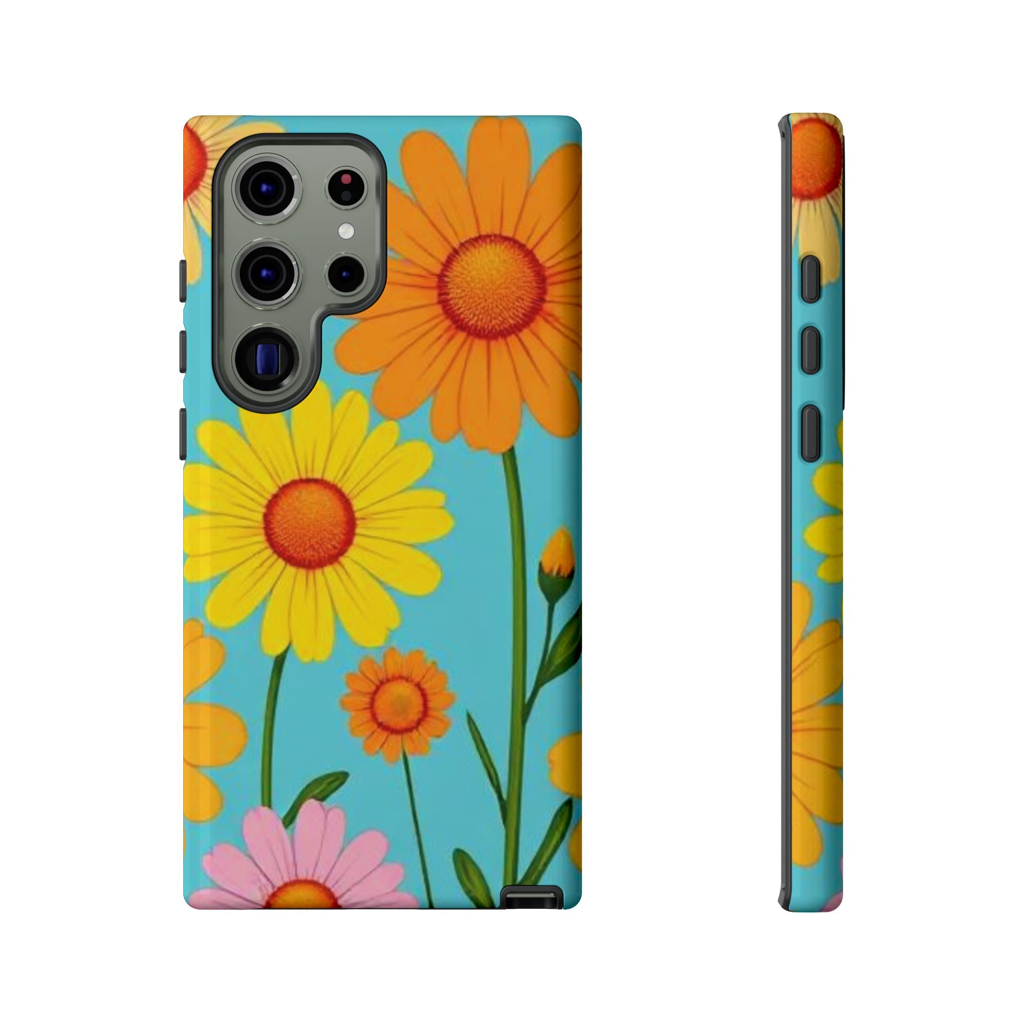 Floral Daisy Tough Case for Android