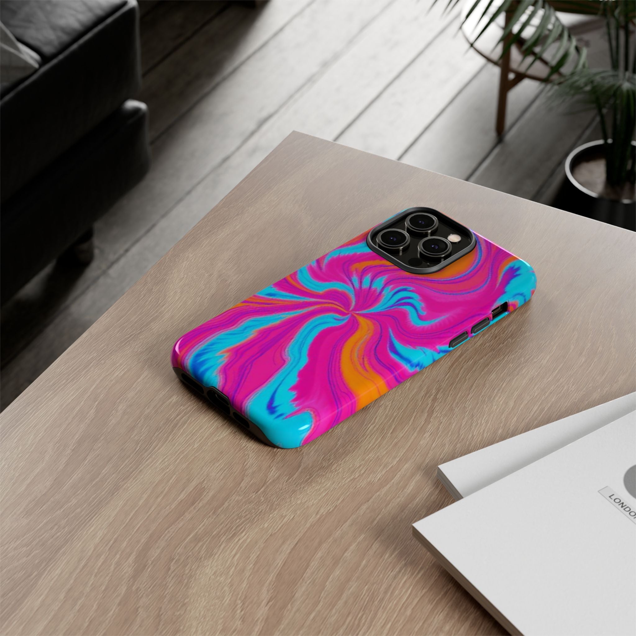 Psychedelic Swirl Tough Phone Case for iPhone
