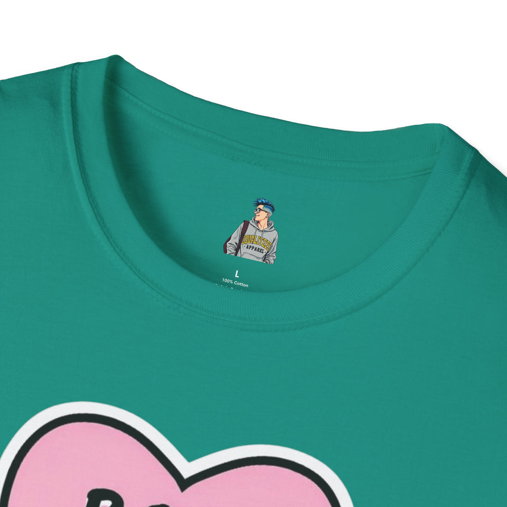 Unisex Softstyle T-Shirt - 'Boss Bitch' Heart Design - Funny Statement Tee