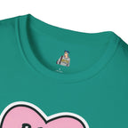 Unisex Softstyle T-Shirt - 'Boss Bitch' Heart Design - Funny Statement Tee