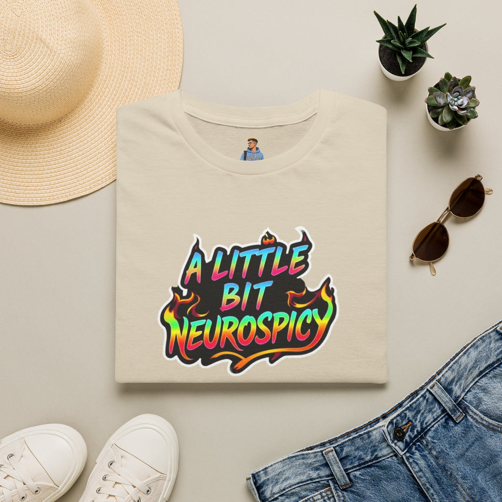 A Little Bit Neurospicy Unisex Softstyle T-Shirt - Fun & Quirky Graphic Tee for Neurodivergent Awareness