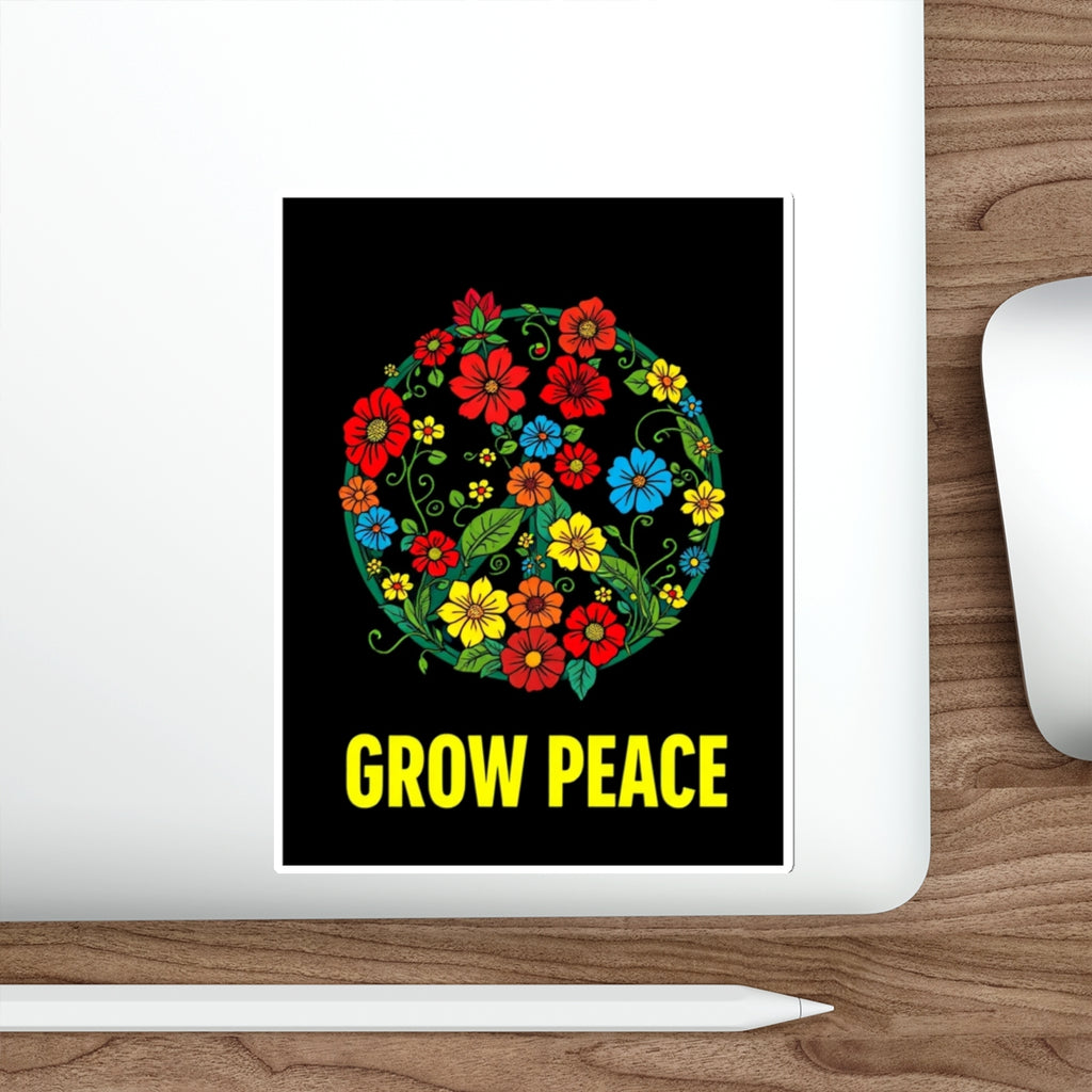 Die-Cut Stickers -  Grow Peace