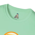 Unisex Softstyle T-Shirt with Eye Roll Emoji | Casual Graphic Tee for Everyday Humor