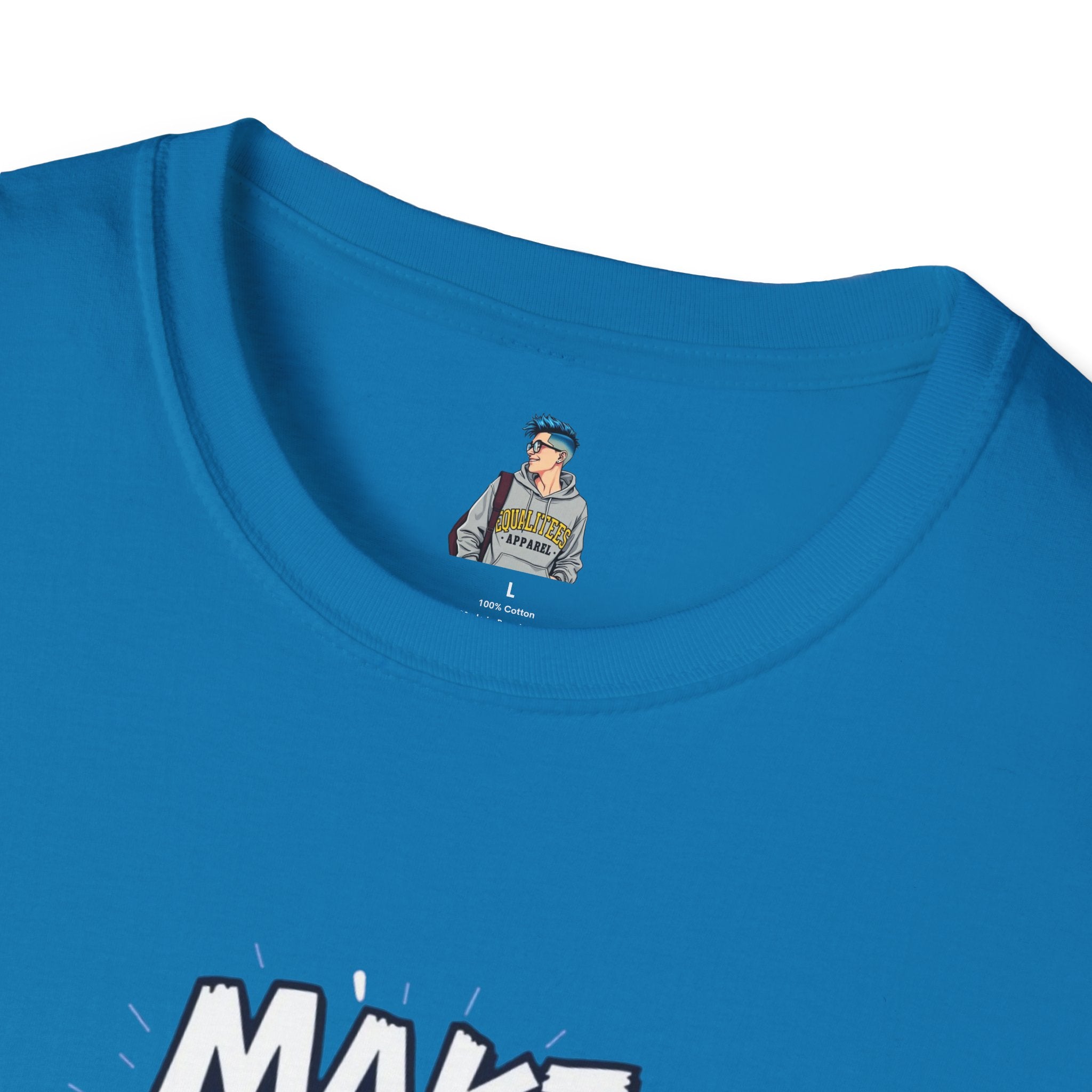 Make Good Trouble Trans Colors Graphic Unisex T-Shirt - Bold Statement Tee for Activists & Dreamers