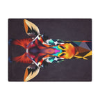 Colorful Giraffe Microfiber Blanket