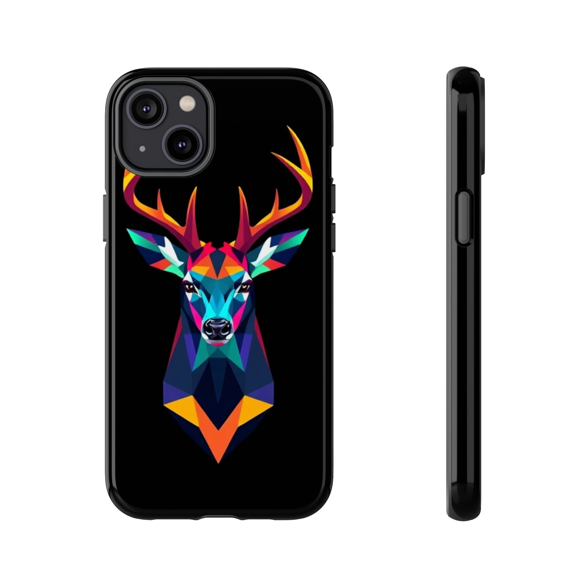 Colorful Fractal Deer Art Design Tough Case For Android & iPhone
