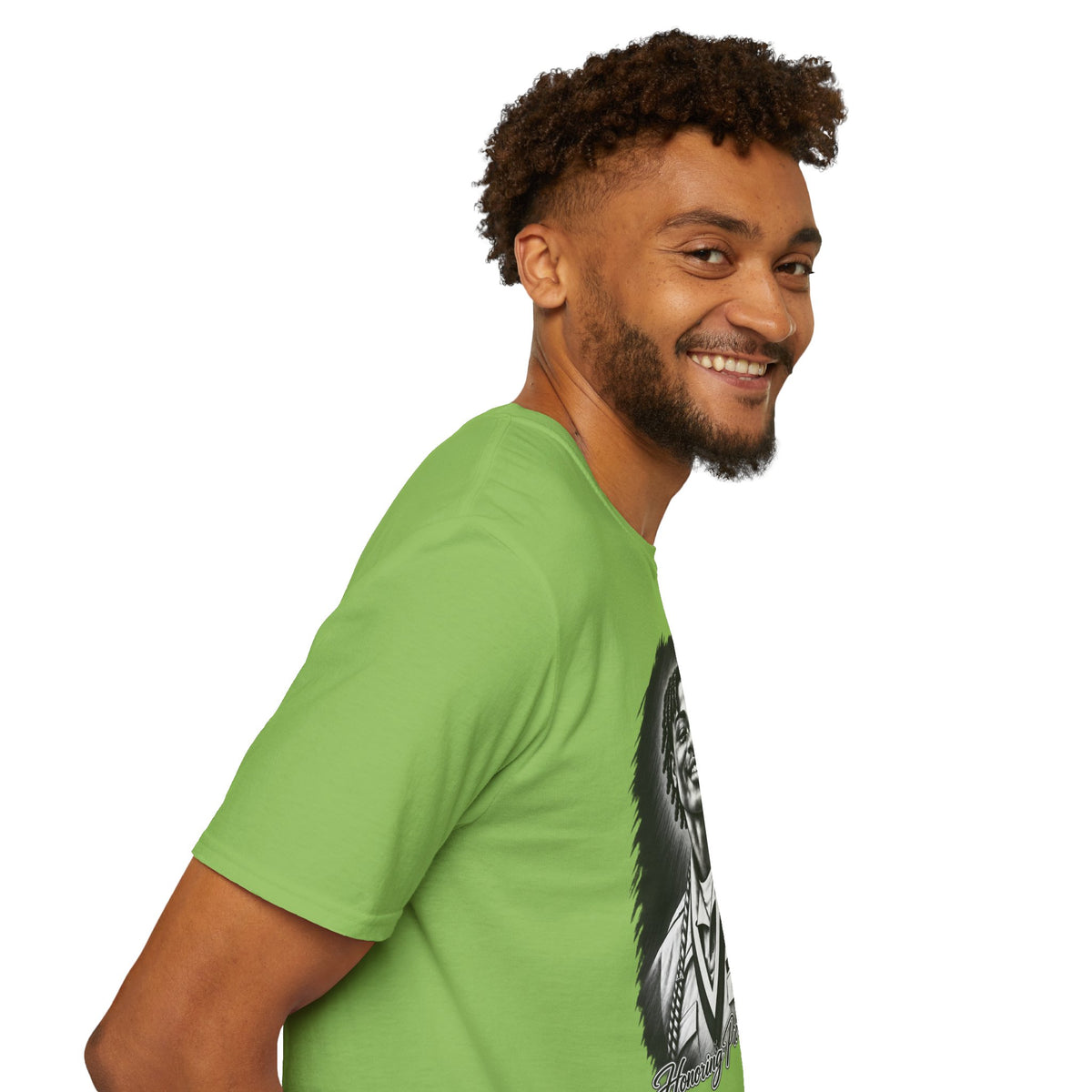 Smiling Portrait Front - In Memory of Pierre Damas Bel T-Shirt