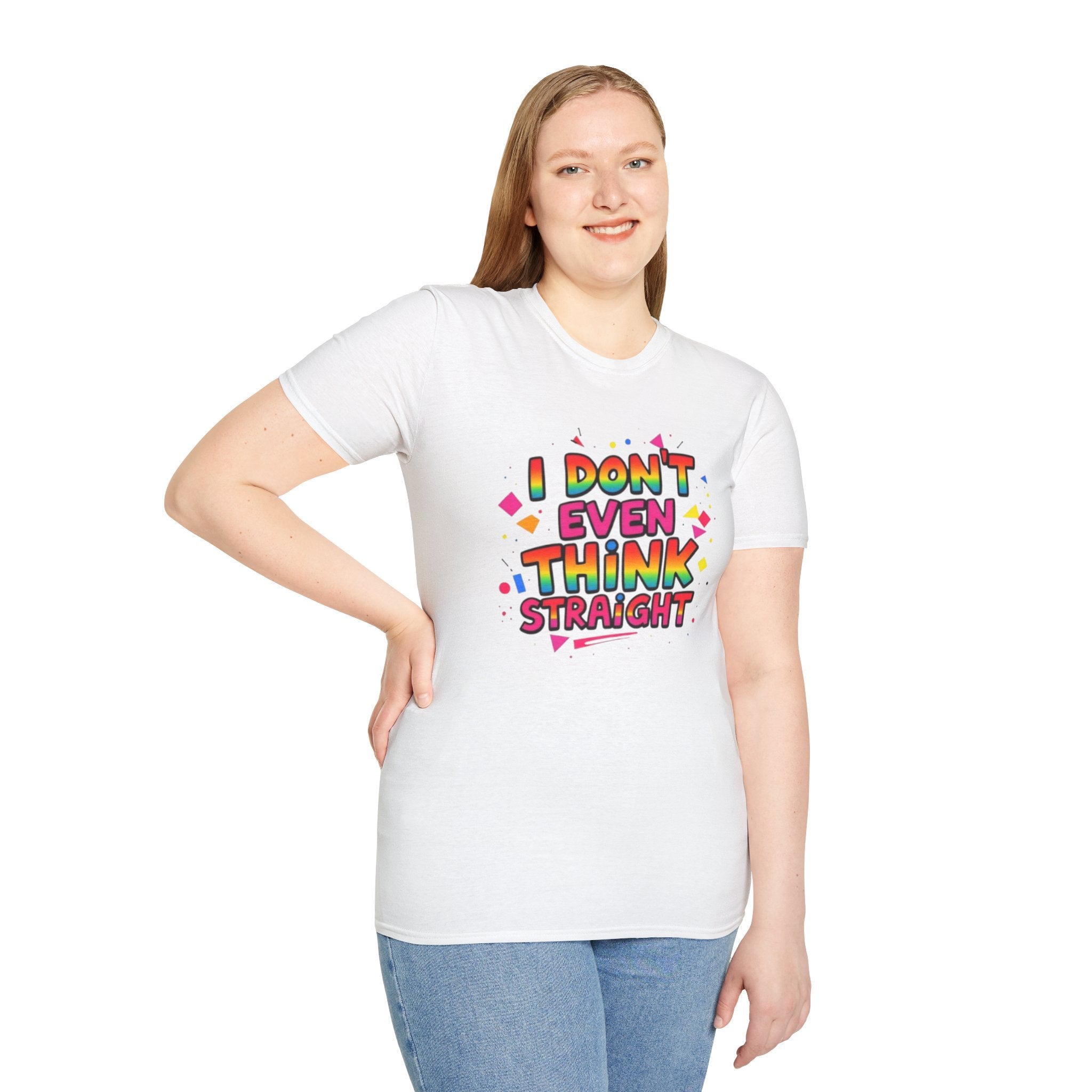I Don't Even Think Straight Pride Tee