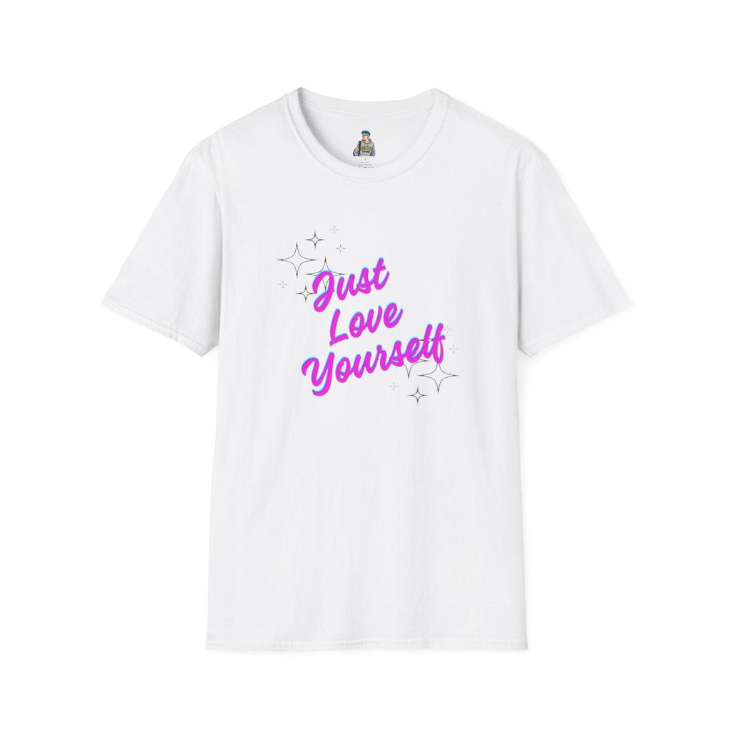 Just Love Yourself Unisex Softstyle T-Shirt - Motivational Tee for Self-Love
