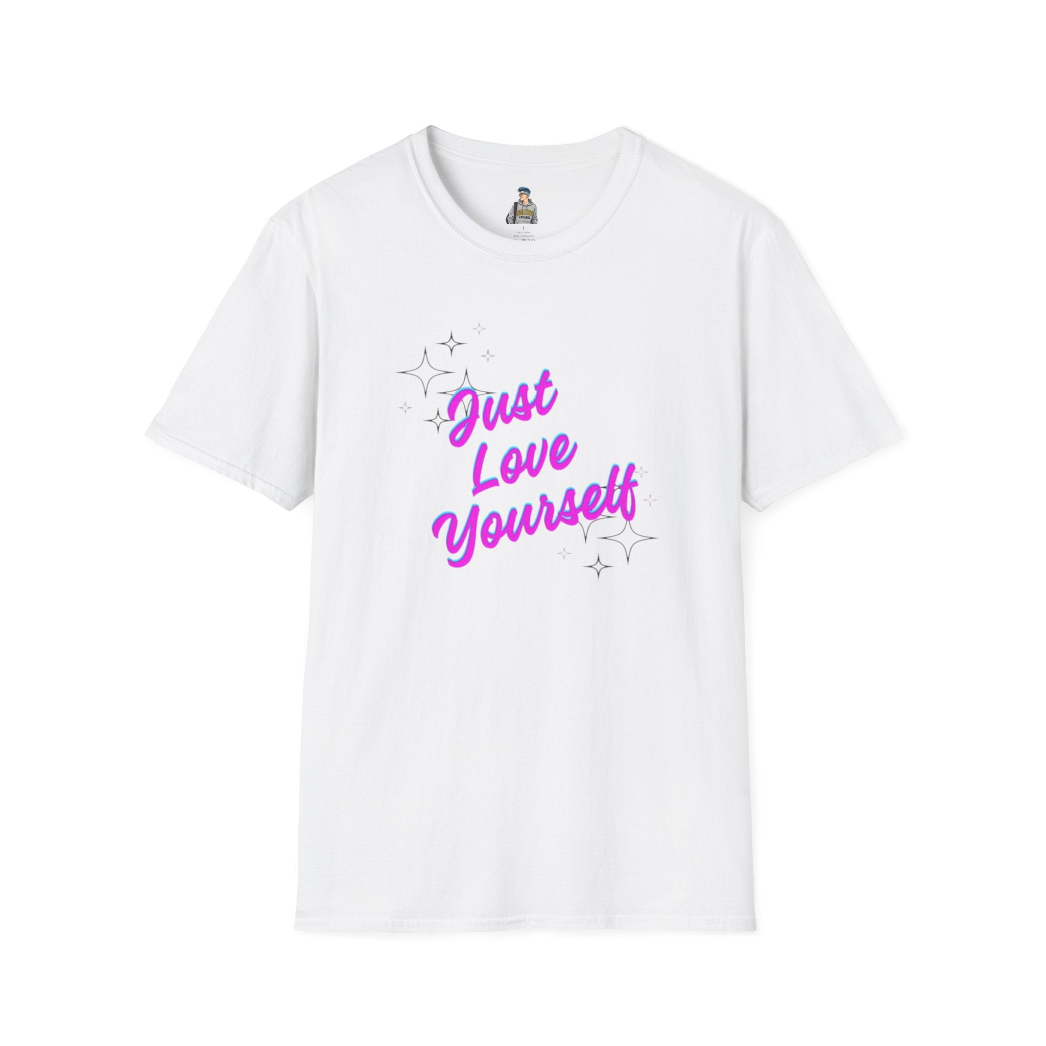 Just Love Yourself Unisex Softstyle T-Shirt - Motivational Tee for Self-Love