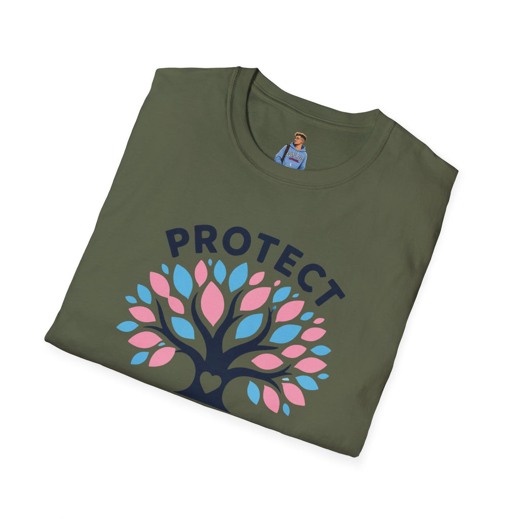 Protect Trans Kids Pride Tree Las Vegas T-Shirt