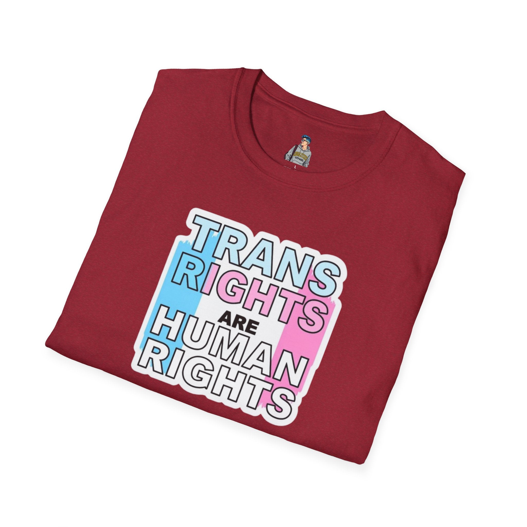 Trans Rights Unisex Softstyle T-Shirt - Support Equality & Trans Rights