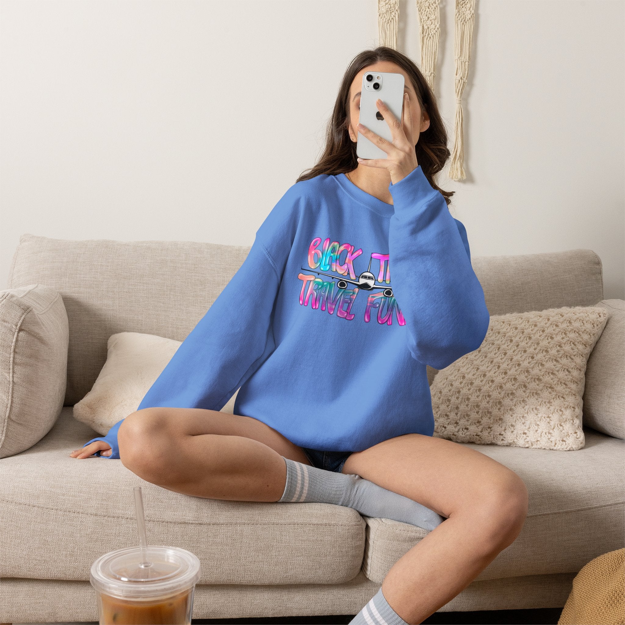 BTTF - Black Trans Travel Fund Unisex Crewneck Sweatshirt