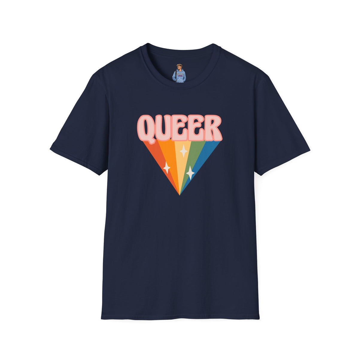 Queer Rainbow Sparkle Pride Tree Las Vegas T-Shirt