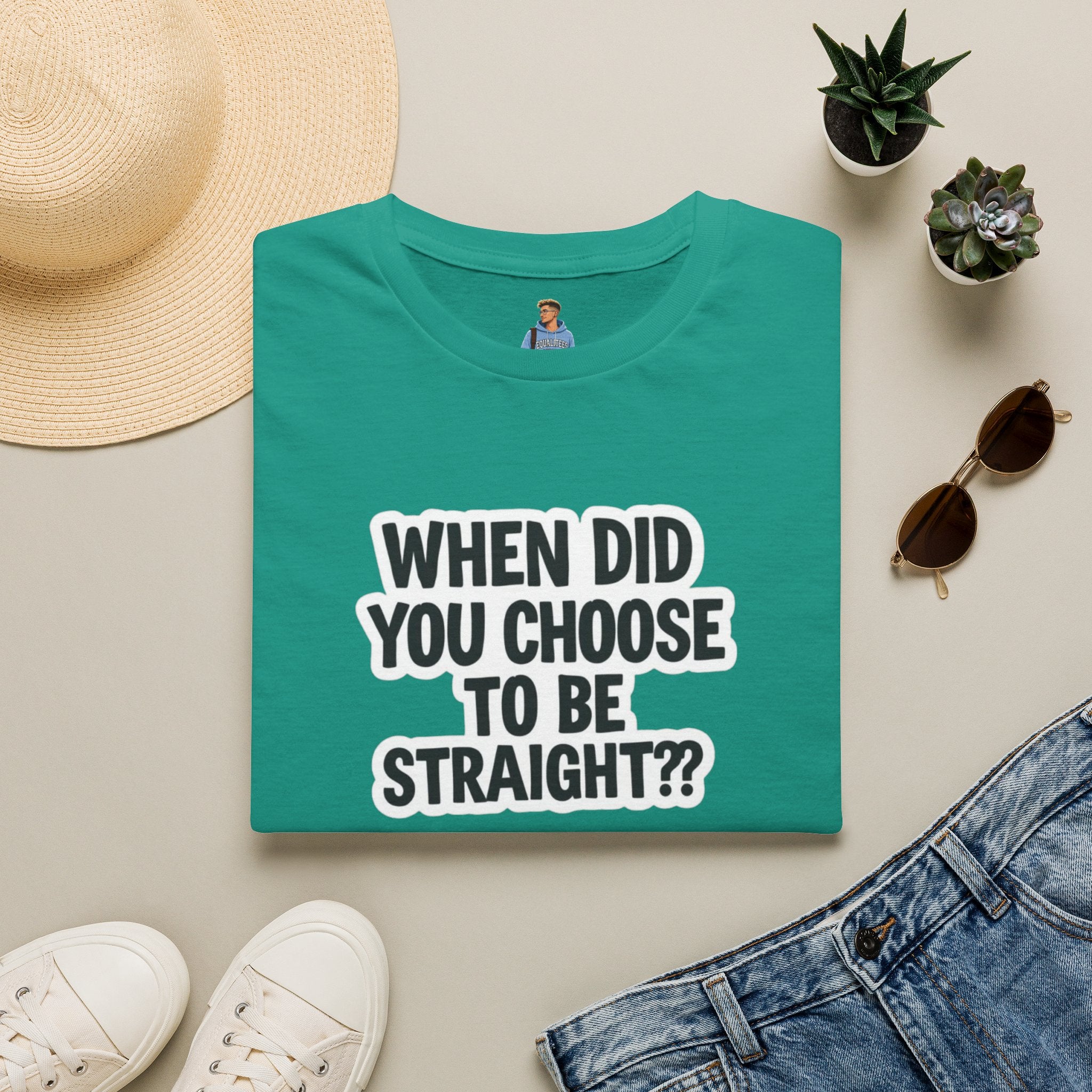 When Did You Choose to Be Straight?? T-shirt