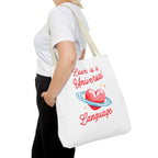 Love is a Universal Language Design - Tote Bag