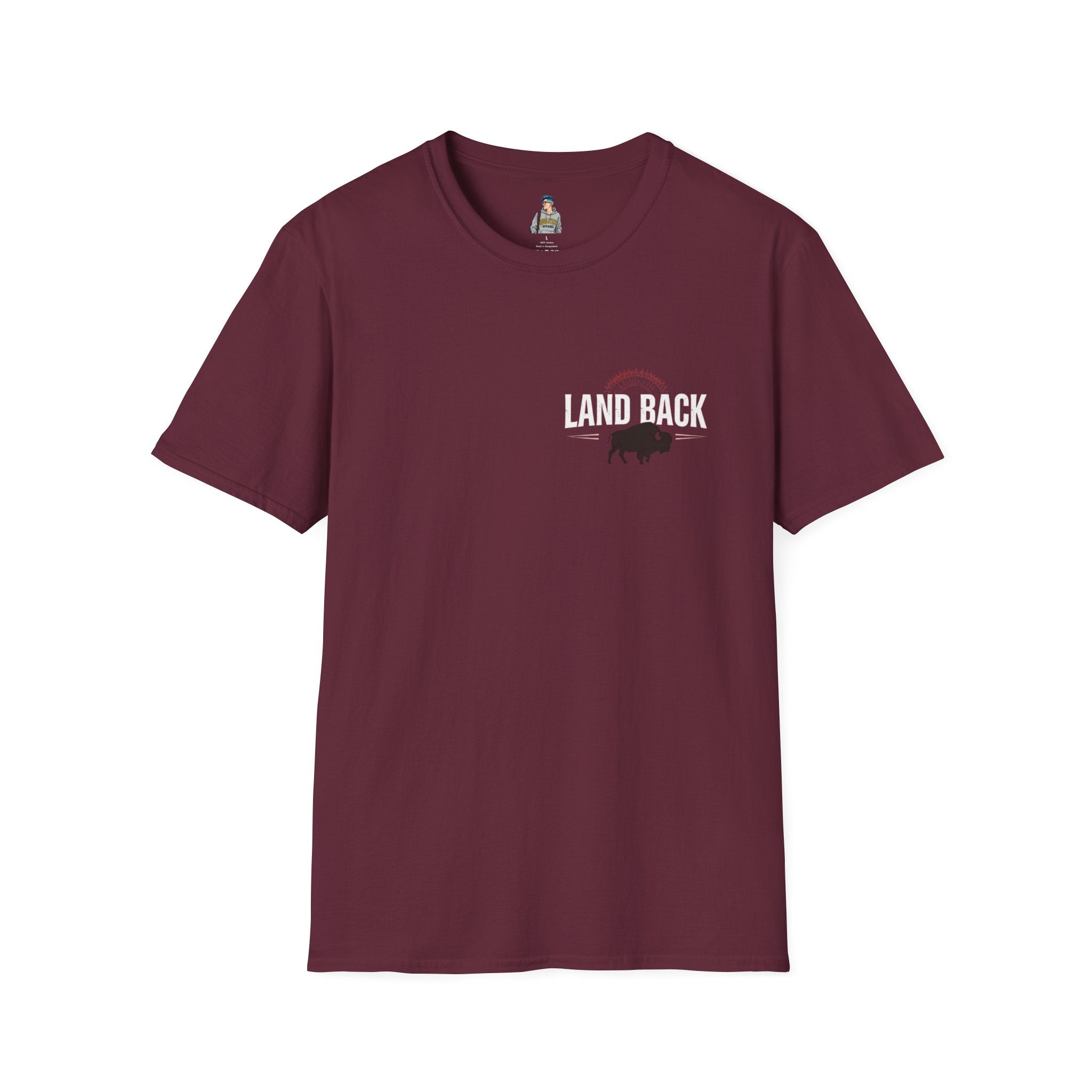 'Land Back' Unisex Softstyle T-shirt