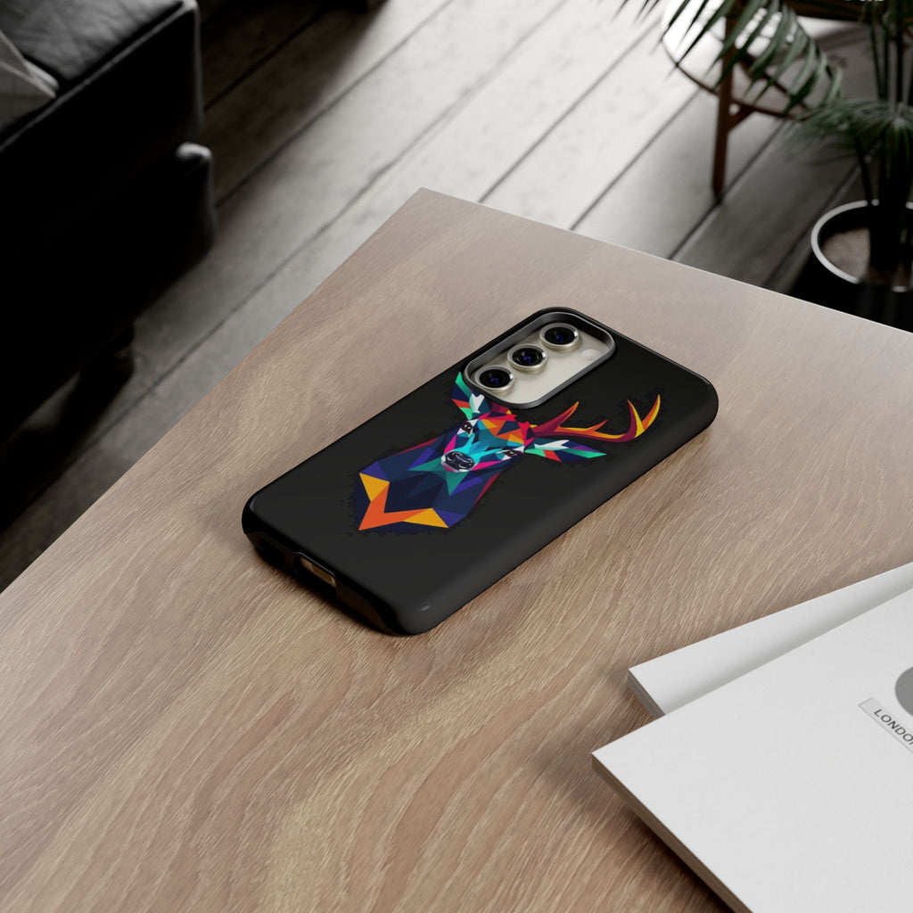 Colorful Fractal Deer Art Design Tough Case For Android & iPhone