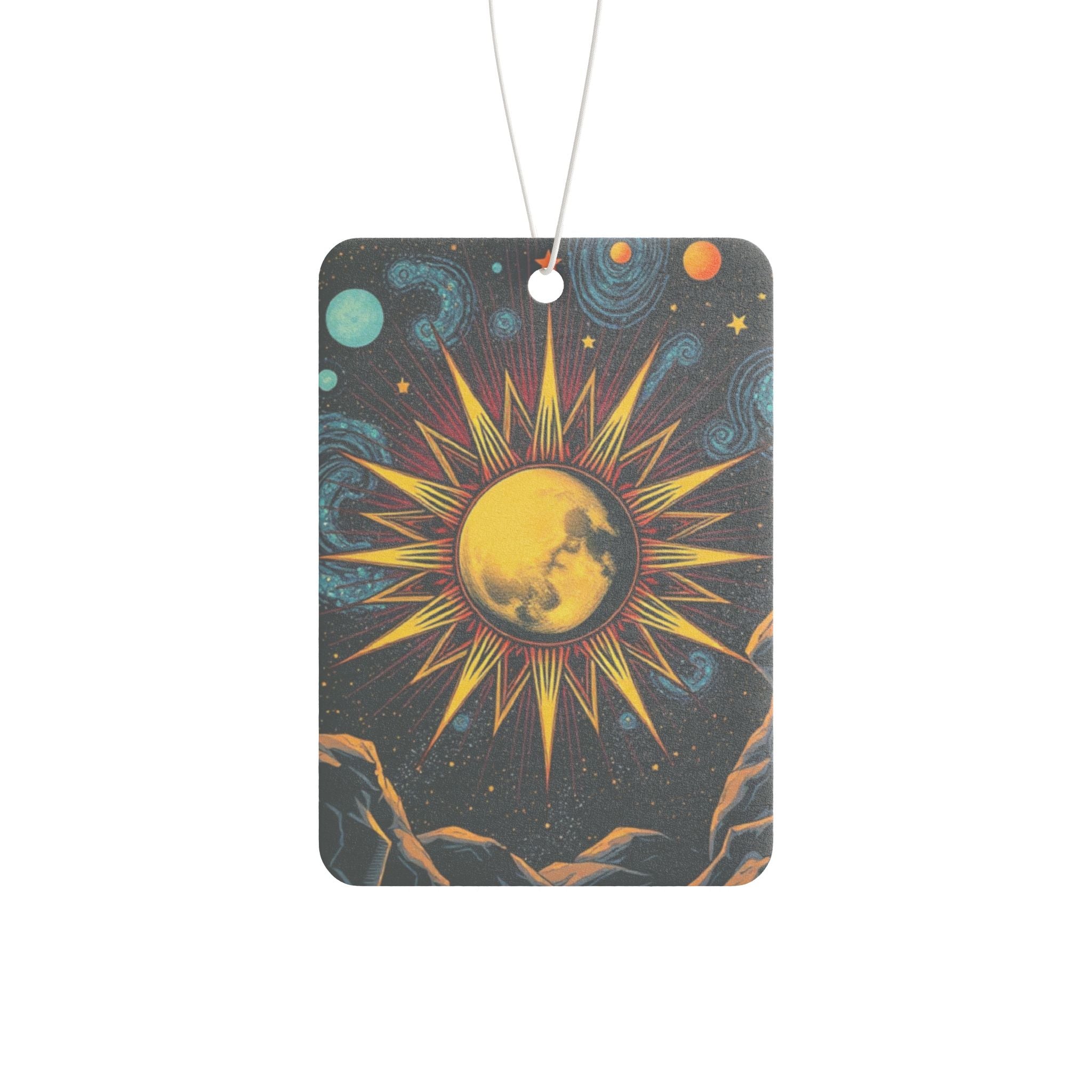 Sun and Moon Cosmic Car Air Freshener - Eclectic and Aromatic