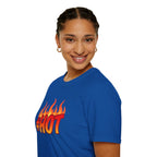 #HOT T-Shirt – Trendy Hashtag Fire Design