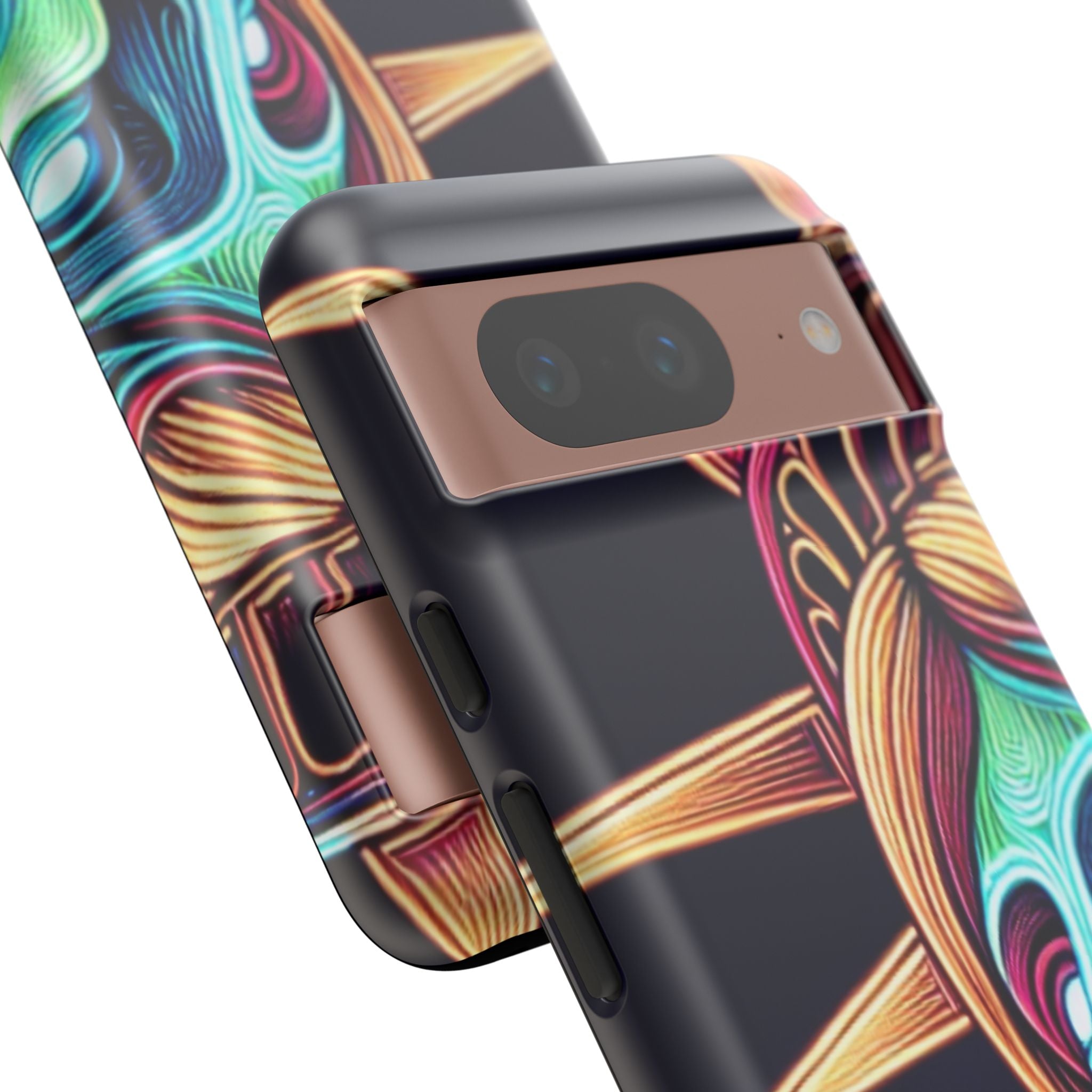 Statue of Liberty Neon Glowing Art Tough Case for Android & iPhone