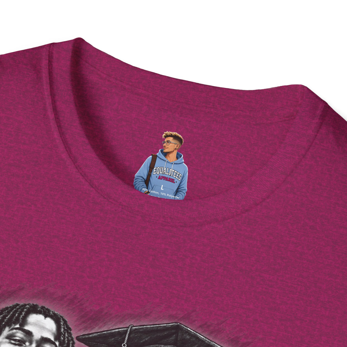 Double Portrait Front - In Memory of Pierre Damas Bel T-Shirt