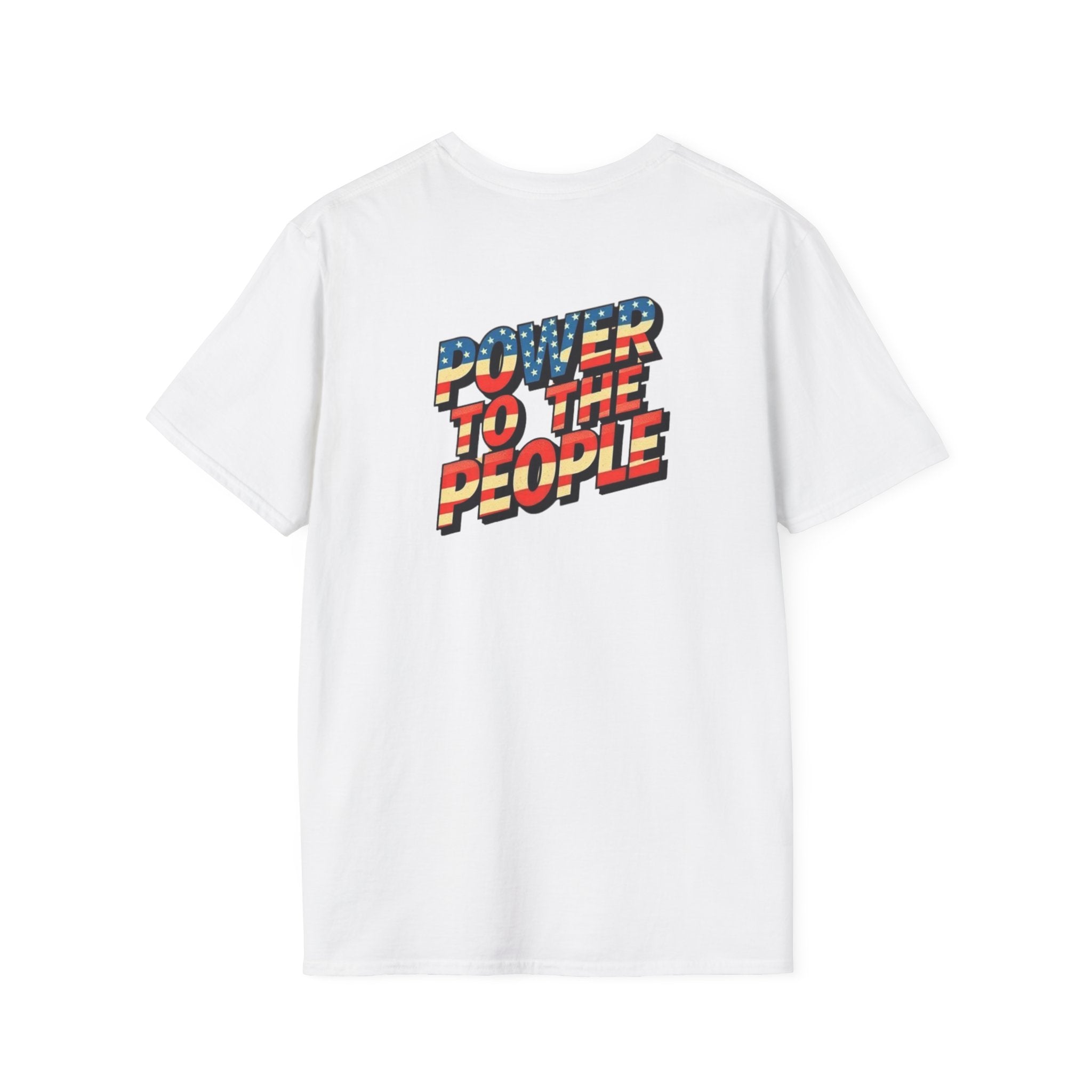 Power to the People Unisex Softstyle T-Shirt Classic Protest Tee