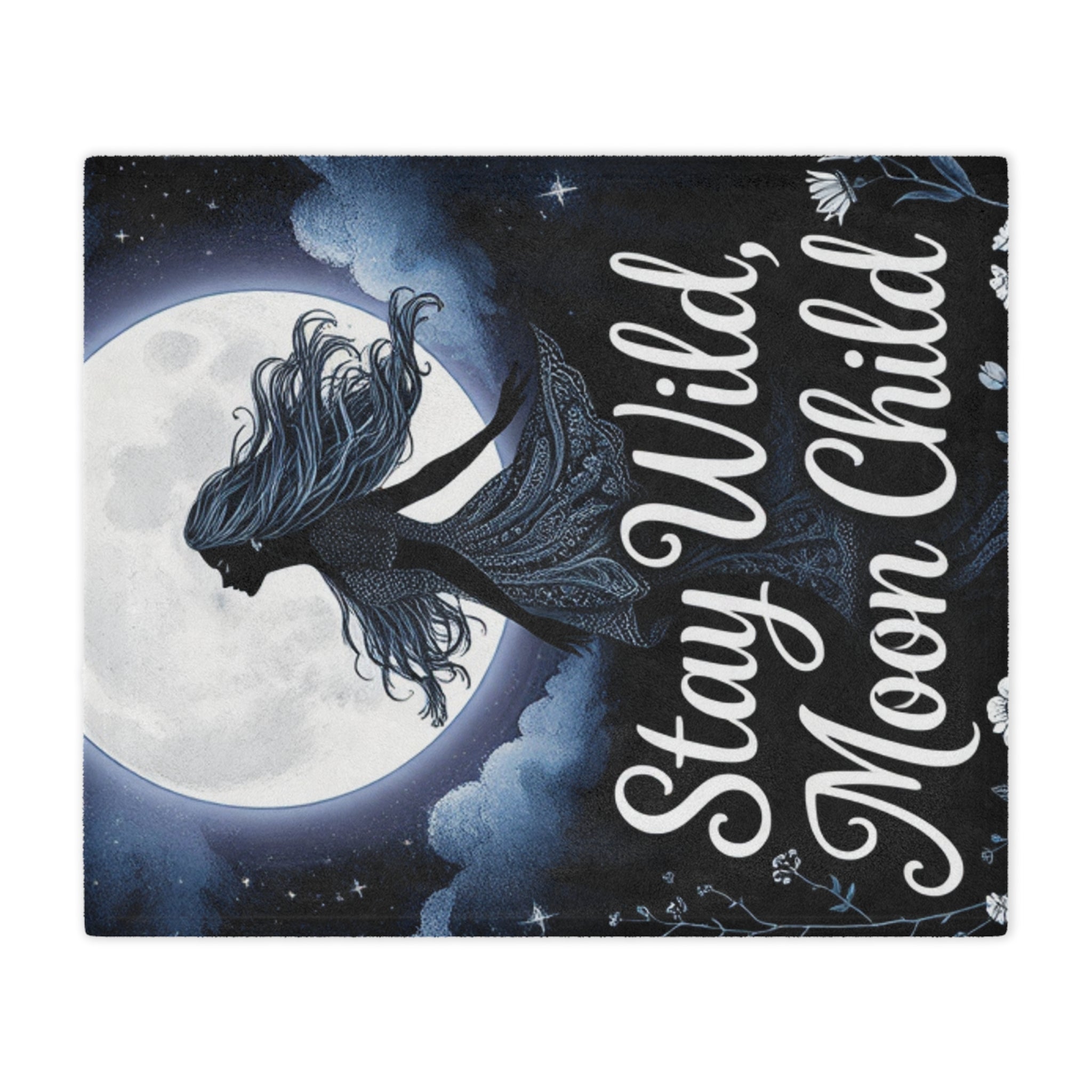 Stay Wild, Moon Child - Microfiber Blanket