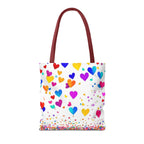 Falling Hearts Tote Bag