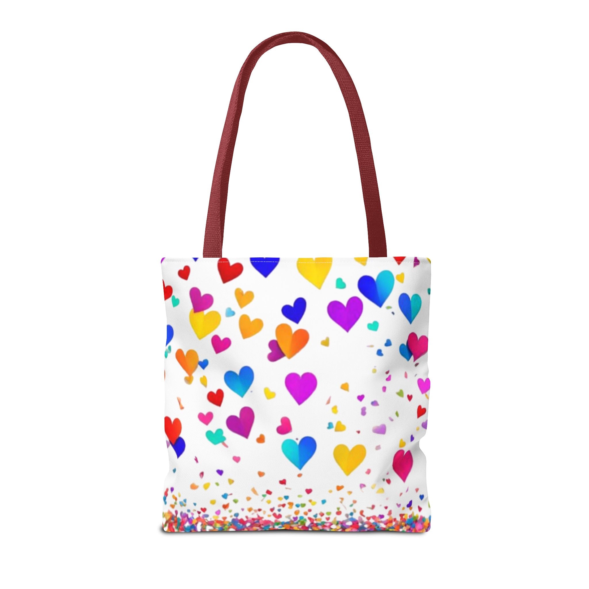 Falling Hearts Tote Bag