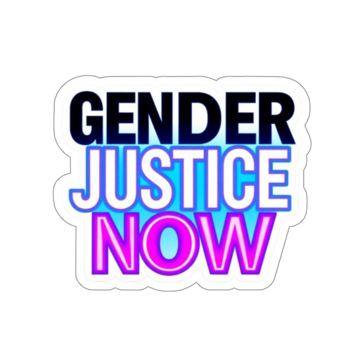 Die-Cut Stickers - GENDER JUSTICE NOW