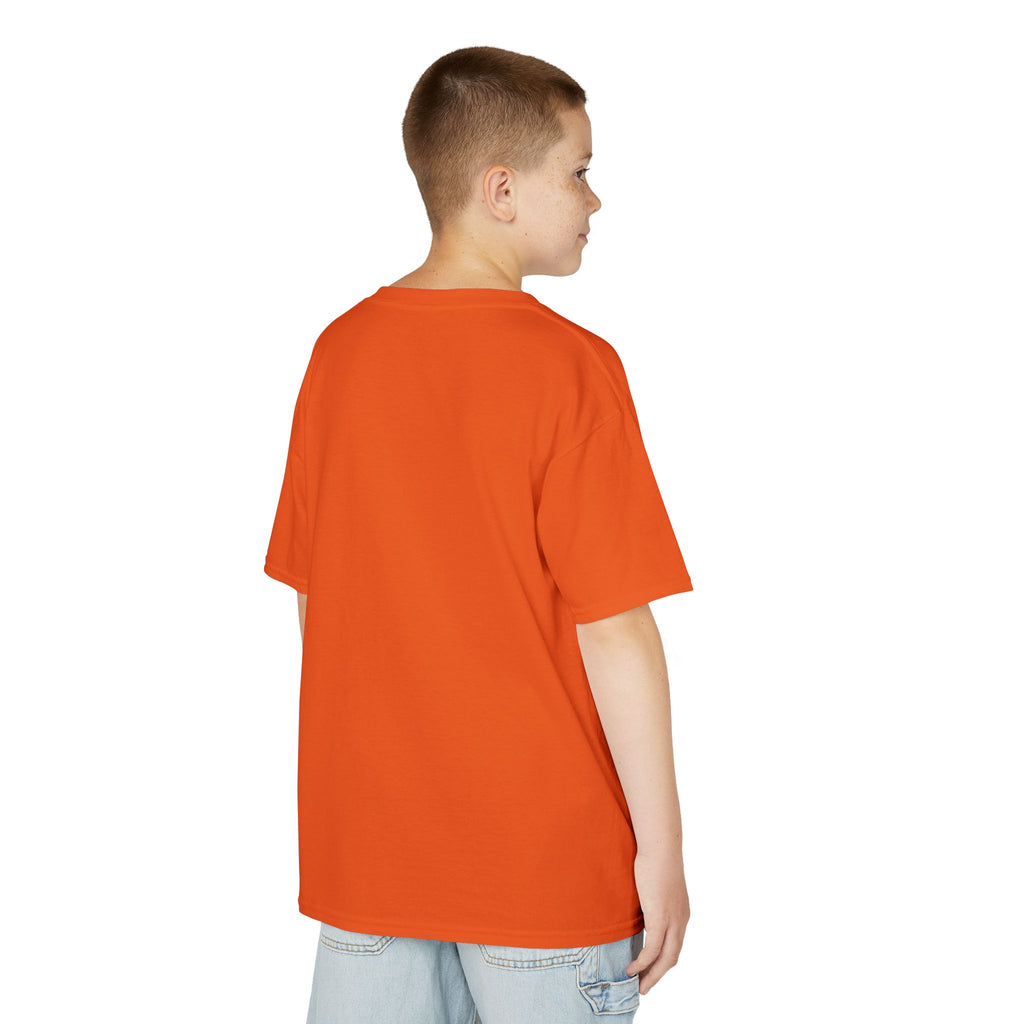 Colorful Fractal Tiger Kids Heavy Cotton Tee