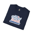 Defend Democracy Unisex Softstyle T-Shirt - Perfect for Activism and Everyday Wear