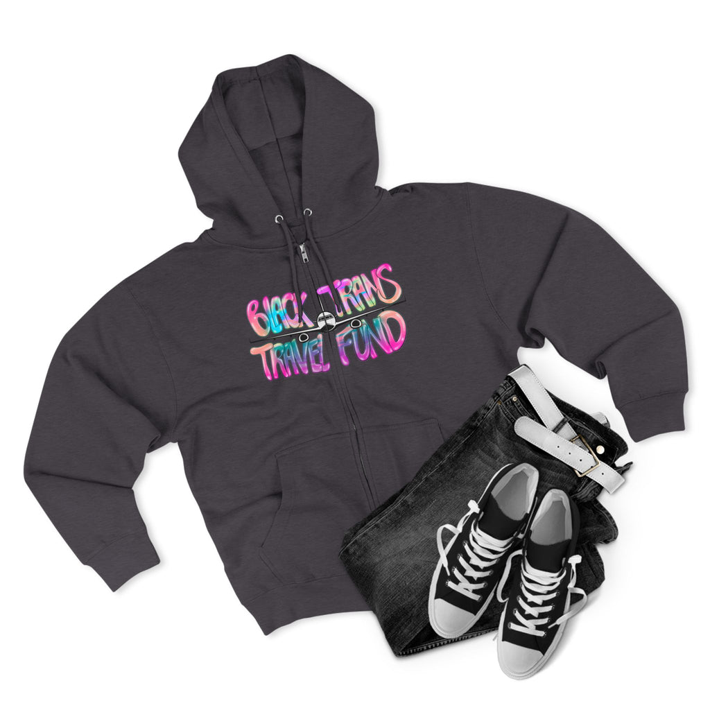 BTTF - Black Trans Travel Fund Unisex Zip-Up Hoodie