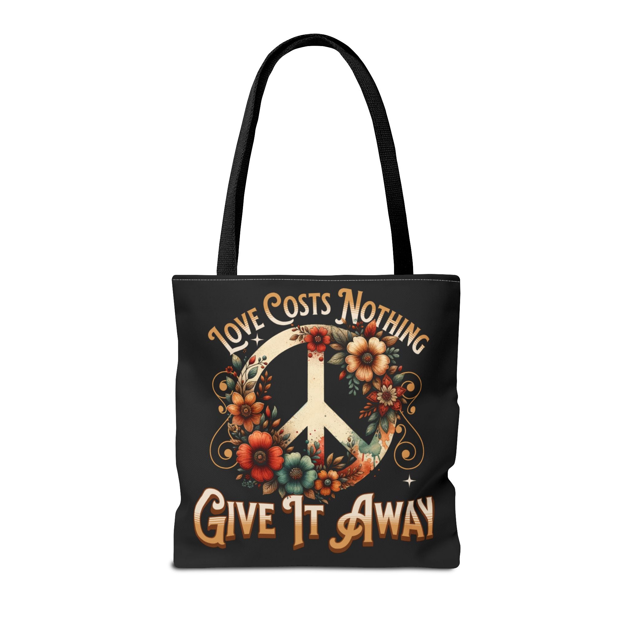 Love Costs Nothing, Give It Away Flag Tote Bag