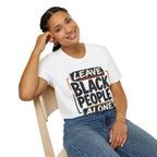 T-Shirt — "Leave Black People Alone" Social Justice Statement Tee