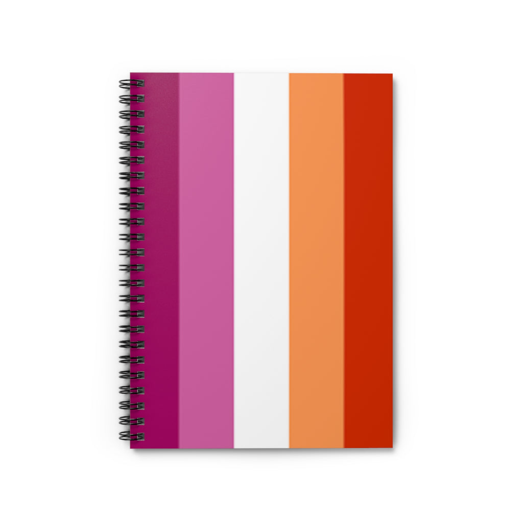 Lesbian Pride Spiral Notebook - Ruled Pages for Creative Minds
