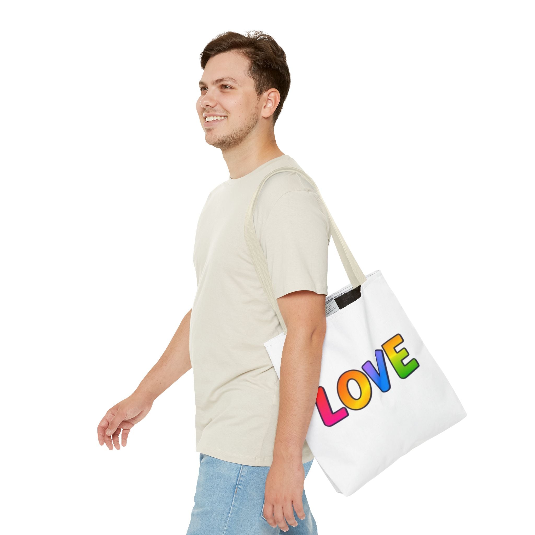 Rainbow Love Tote Bag