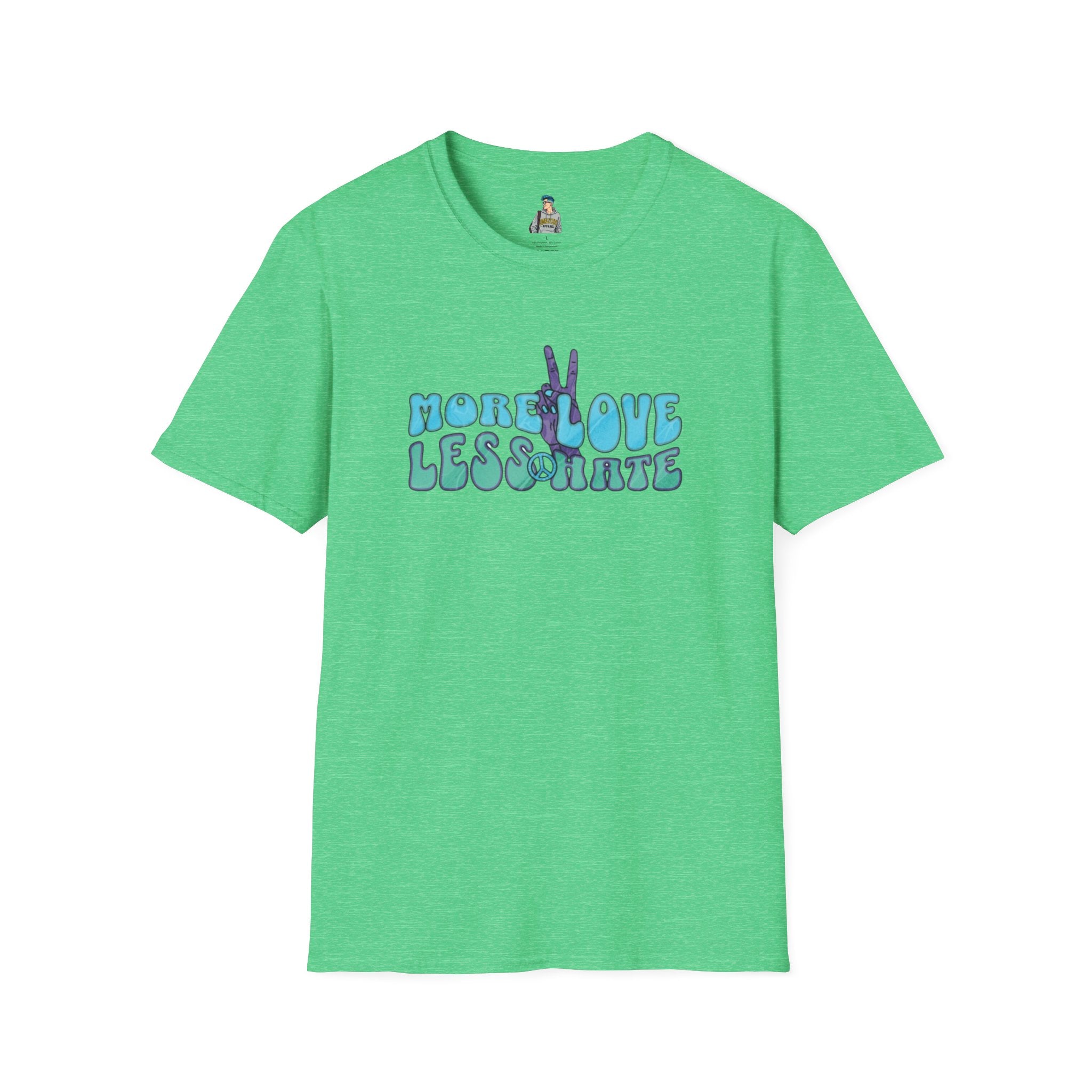 More Love Less Hate Unisex Softstyle T-Shirt