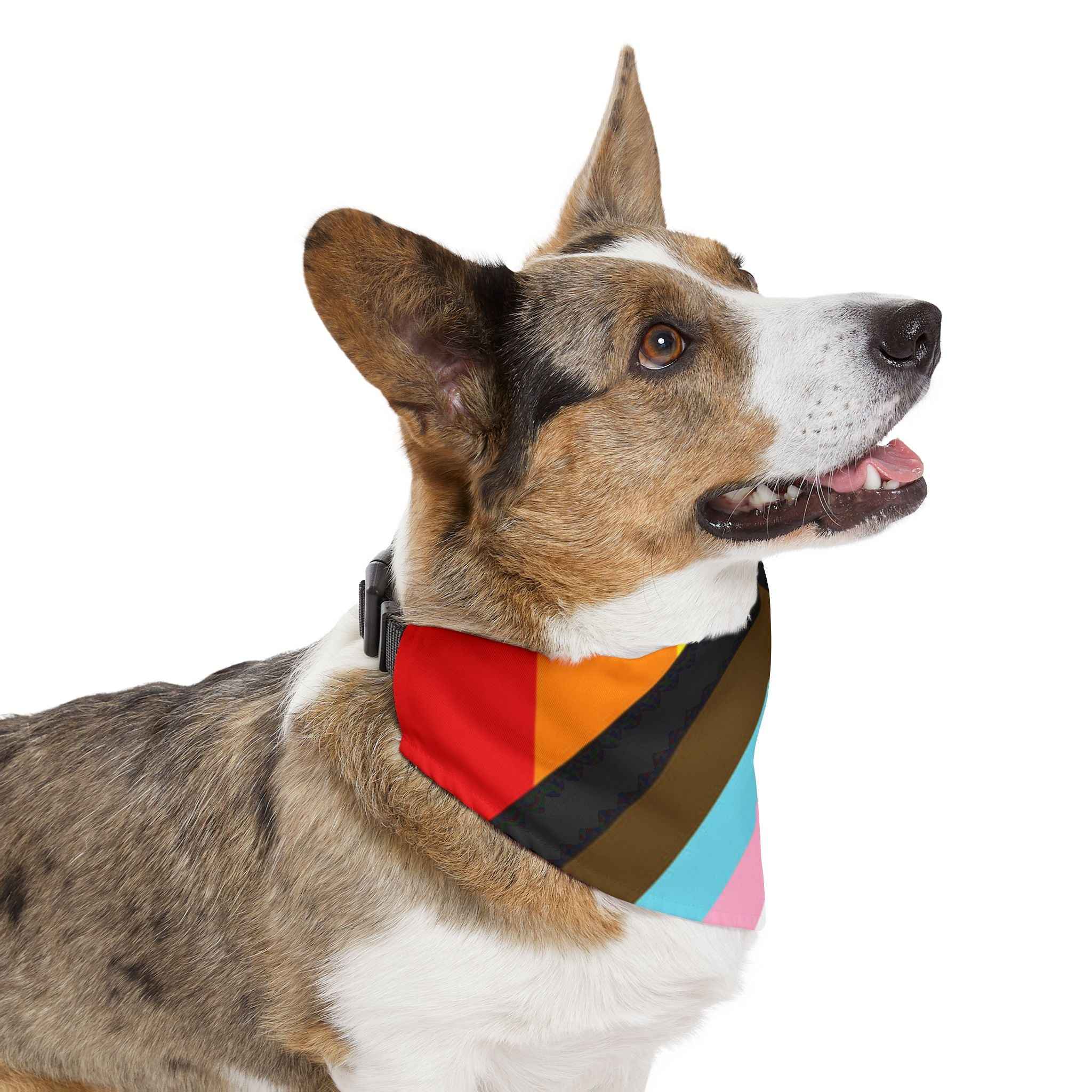 Inclusive Pride Flag Pet Bandana - Strut Your Mut