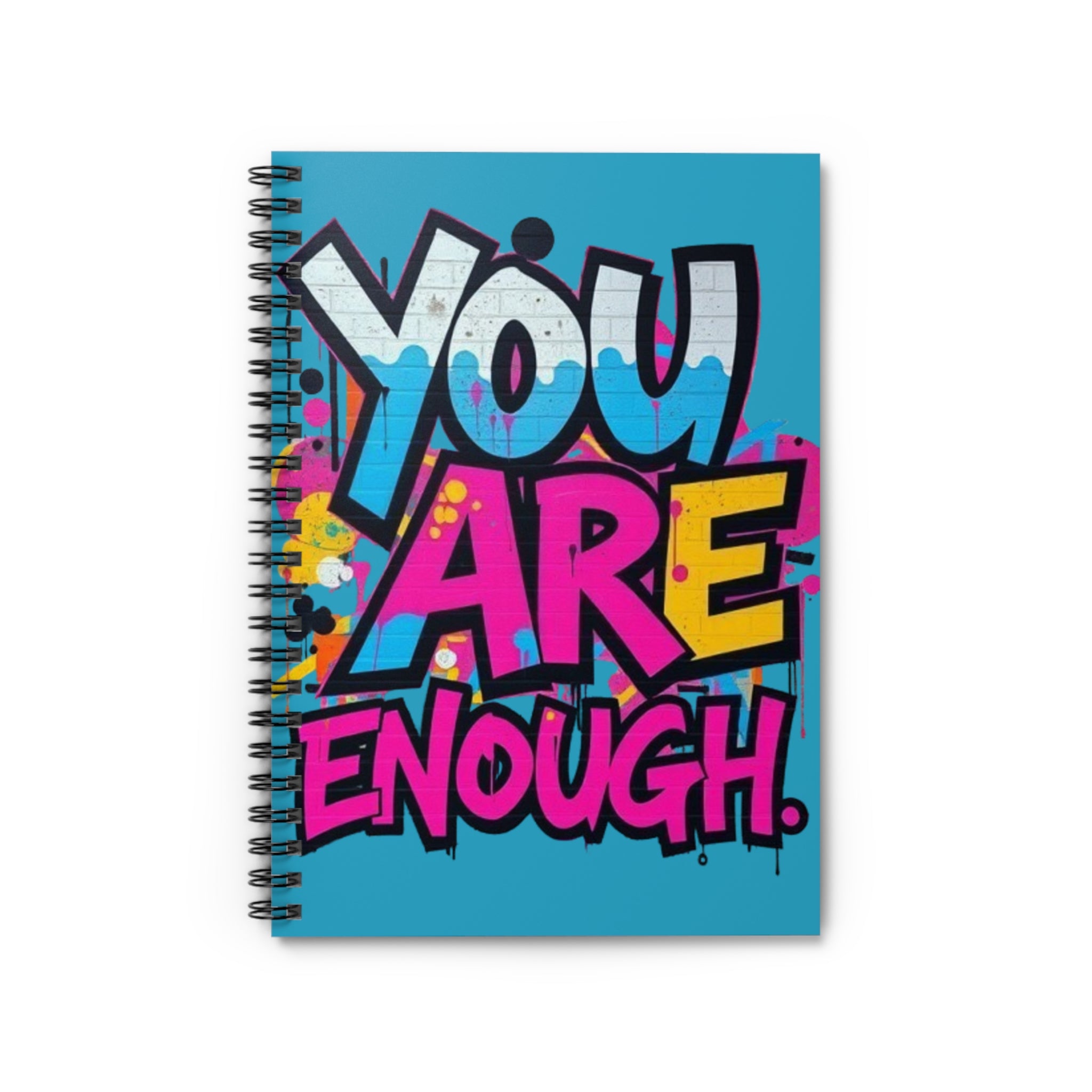 Inspirational Spiral Notebook - 'You Are Enough'