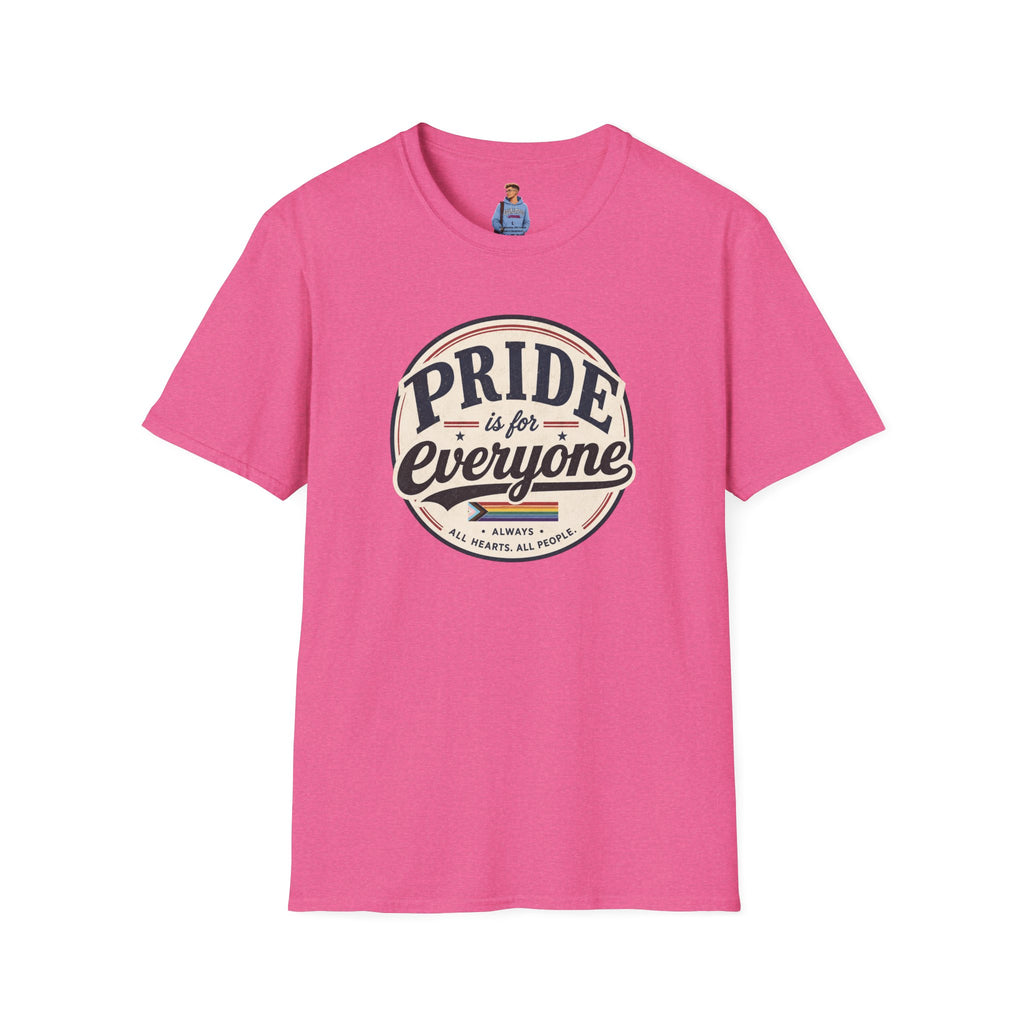 Pride Is for Everyone T-Shirt — Inclusive Retro Pride Tee