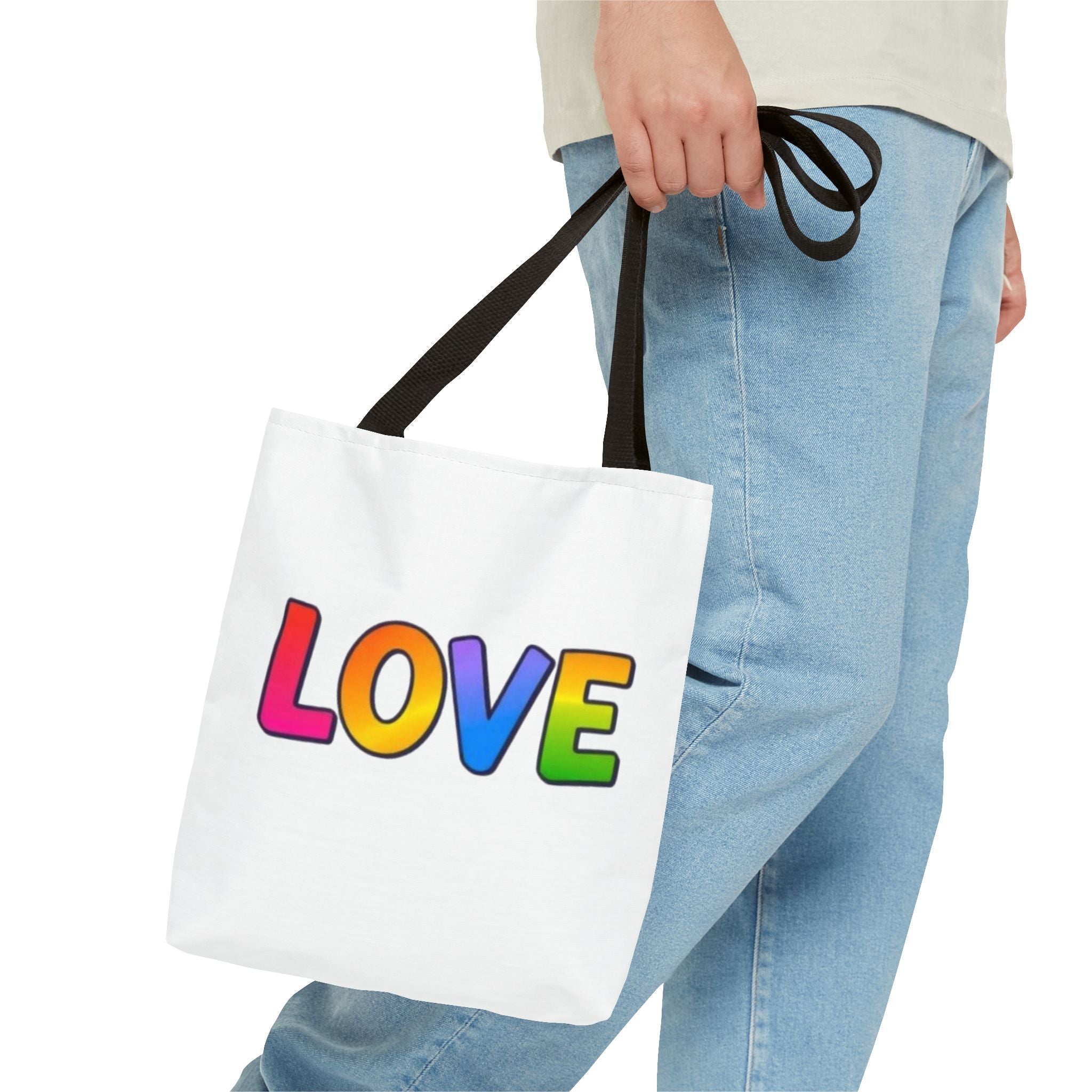Rainbow Love Tote Bag