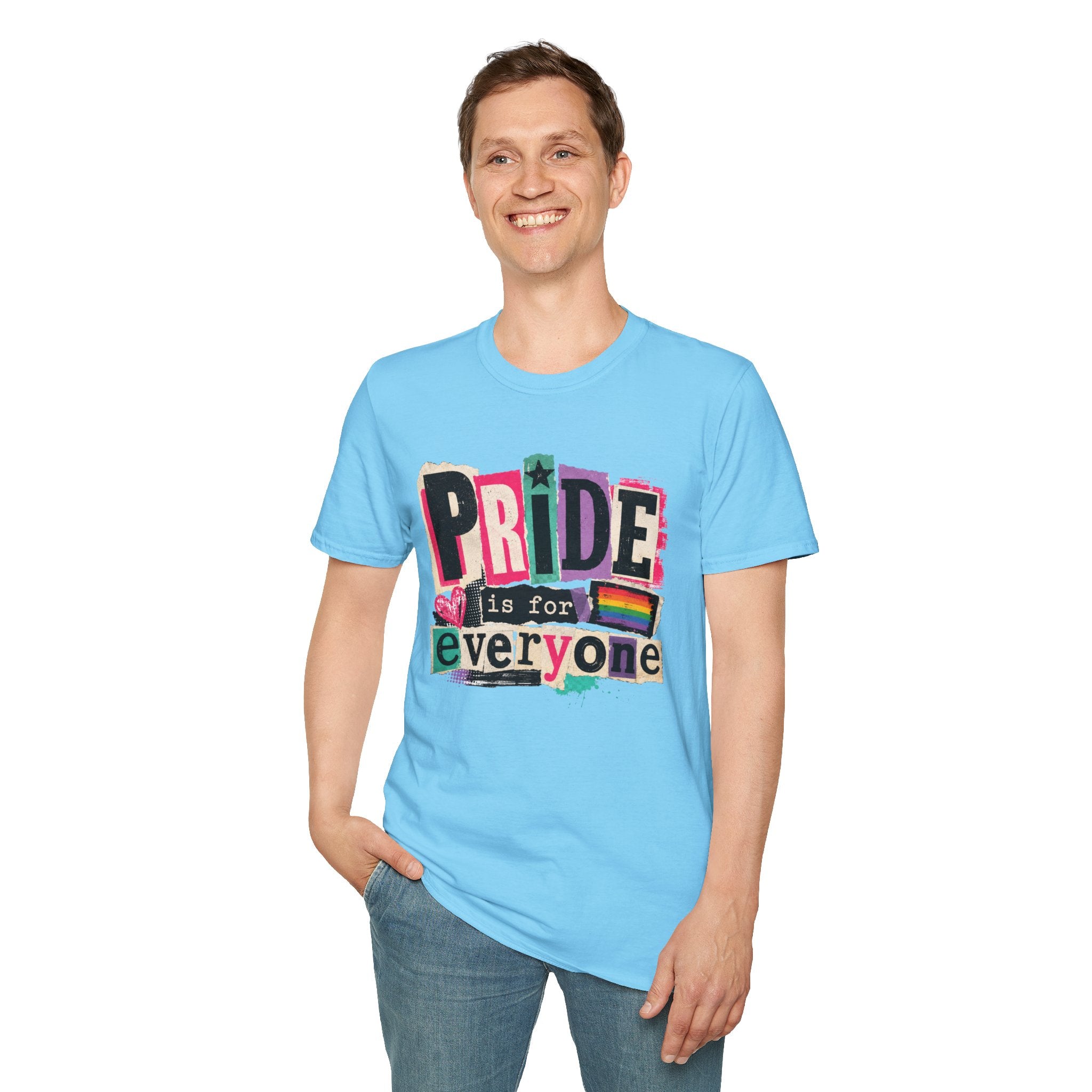 Pride Is for Everyone T-Shirt — Colorful LGBTQ+ Ally Tee